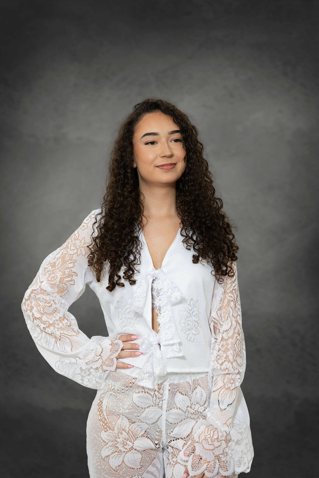 GILET DENTELLE "ALBA"