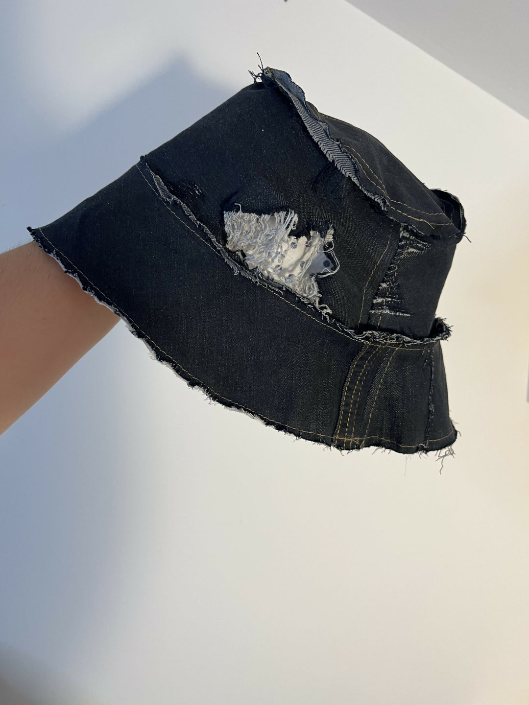Bob Denim Noir Destroy
