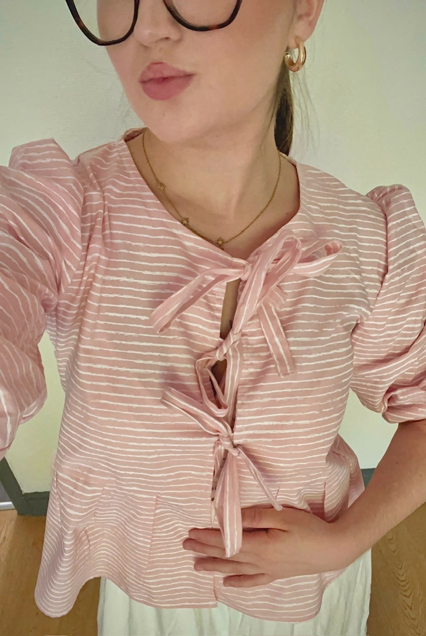 Top à noeuds upcyclé AMM Couture