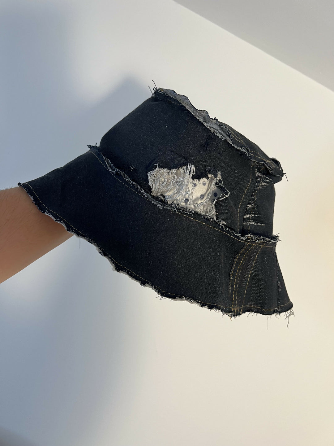 Bob Denim Noir Destroy