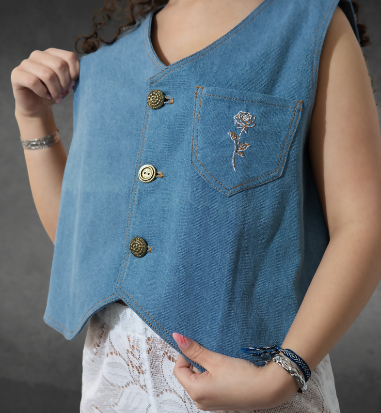 Gilet en denim