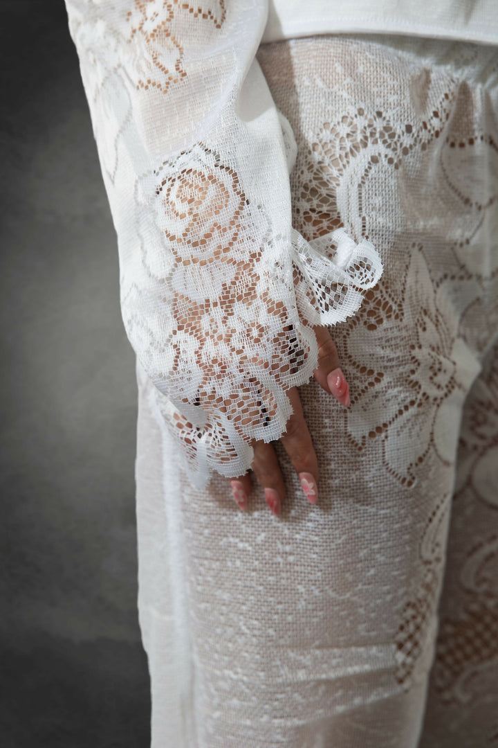 GILET DENTELLE "ALBA"