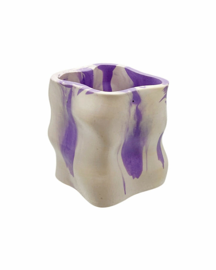 Purple/white Pitchoun Pot